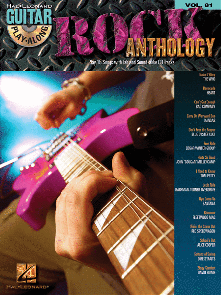 Rock Anthology Guitar Tablature scores gallery preview page 1