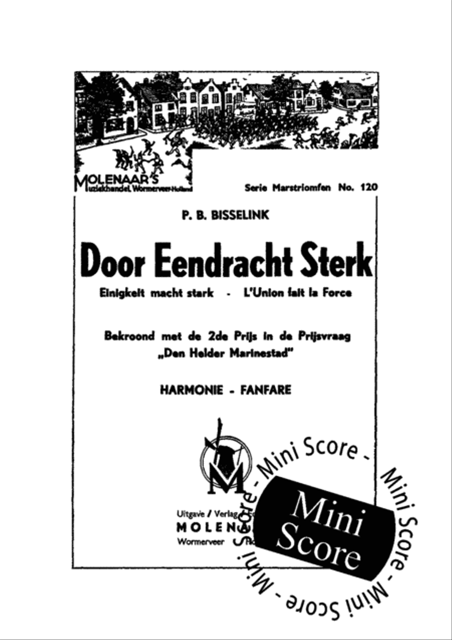 Door Eendracht Sterk Door Eendracht Sterk Concert Band scores gallery preview page 3