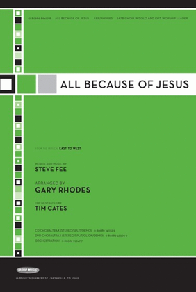 Book cover for All Because Of Jesus - Anthem