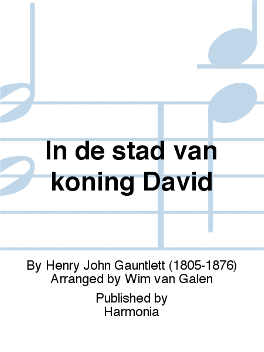 In de stad van koning David TTBB scores gallery preview page 1