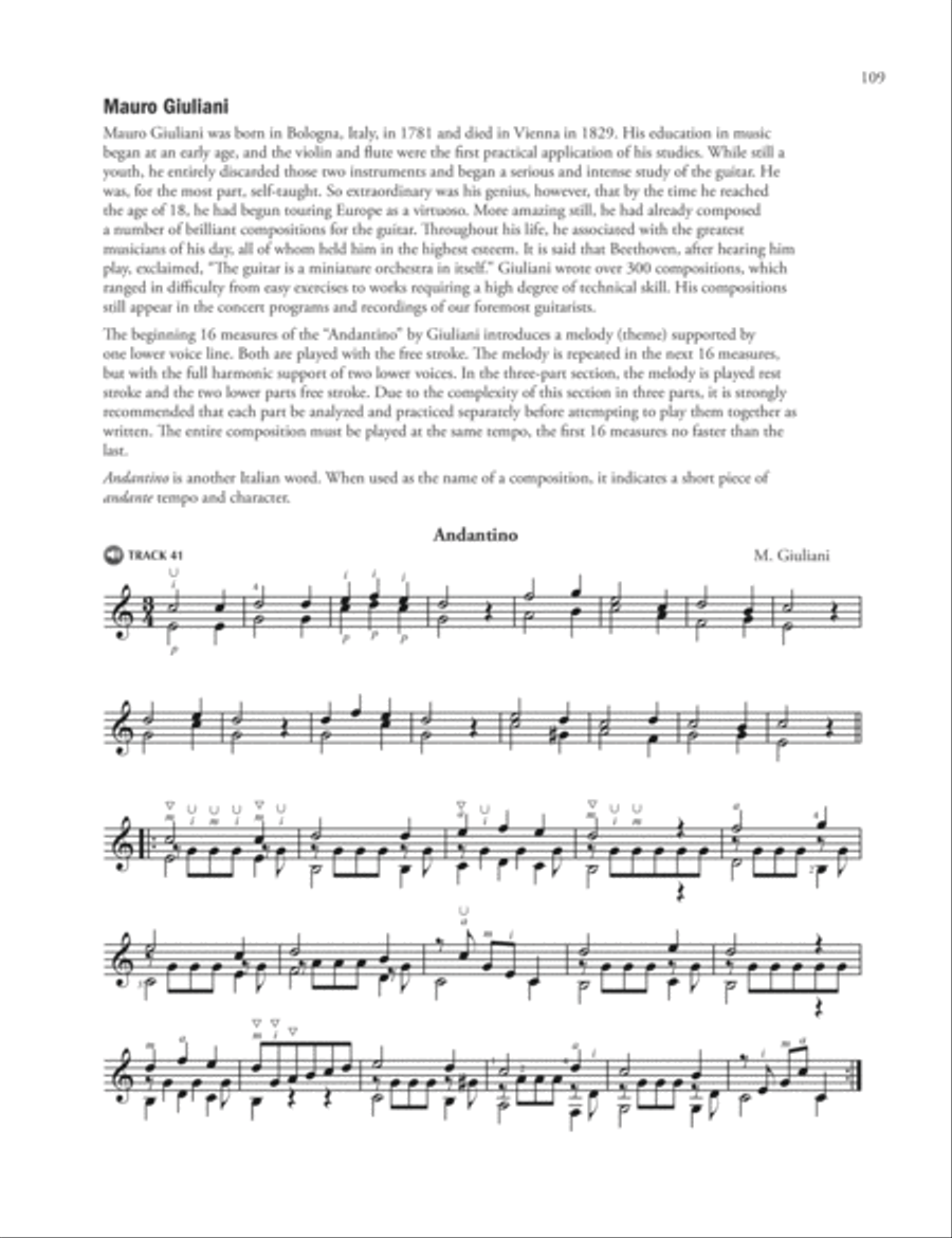 Classic Guitar Technique, Volume 1 Classical Guitar scores gallery preview page 6