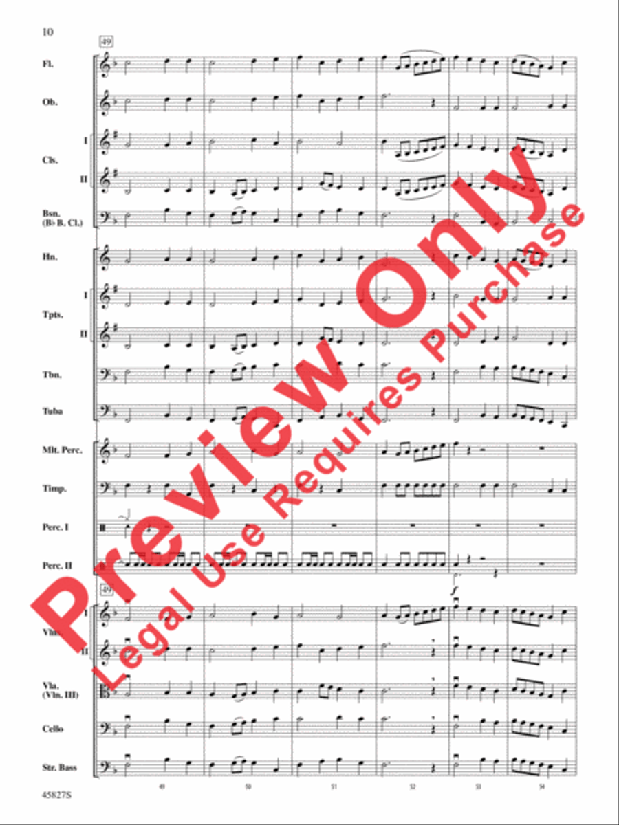 Chester Full Orchestra scores gallery preview page 10