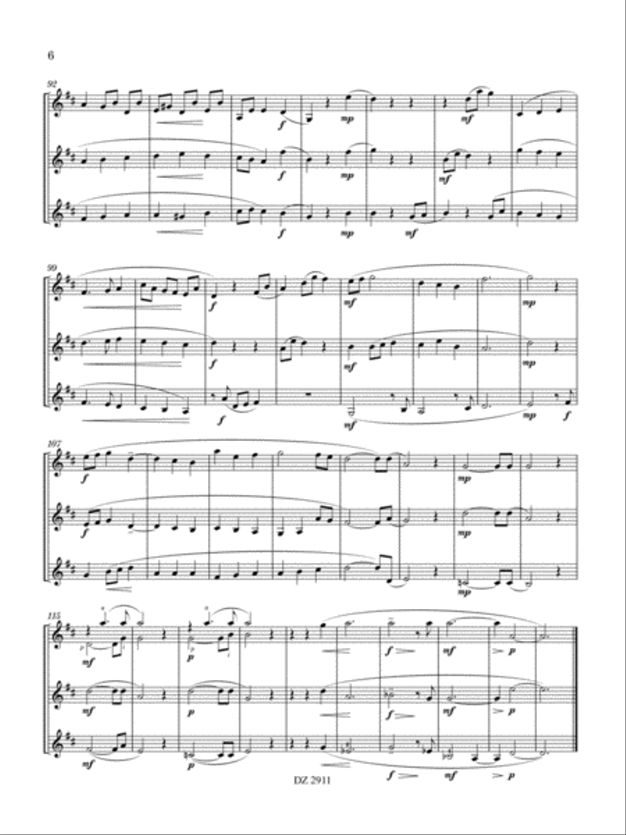 Tears in my Eyes Tears in my Eyes Guitar Ensemble scores gallery preview page 6