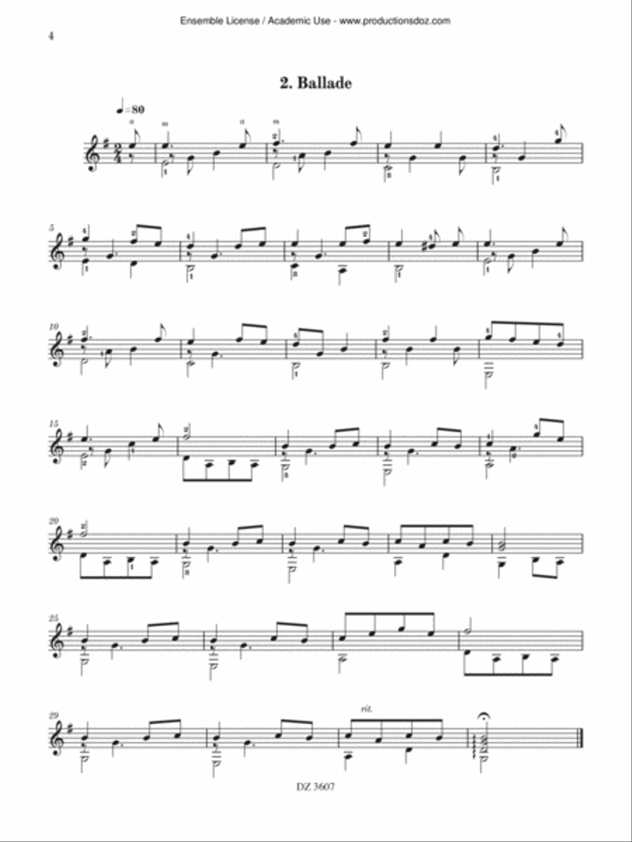 Mis primeros años Mis primeros años Classical Guitar scores gallery preview page 4