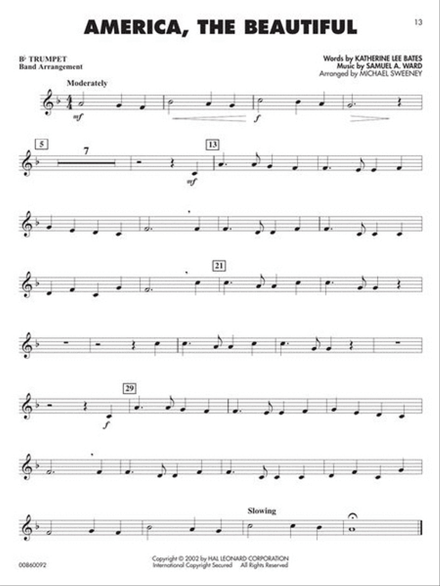 Patriotic Favorites Concert Band Methods scores gallery preview page 5