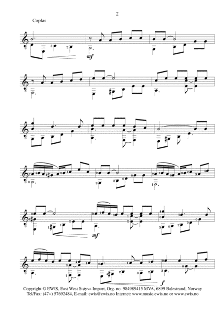 Test Upload - Coplas Acoustic Guitar scores gallery preview page 2