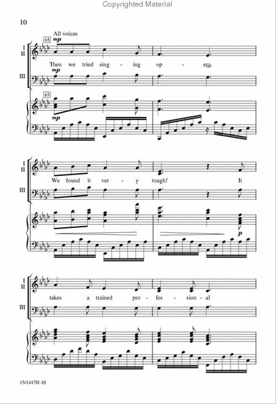 Painless Opera Painless Opera 3-Part scores gallery preview page 9