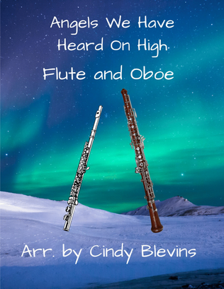 Book cover for Angels We Have Heard On High, for Flute and Oboe Duet