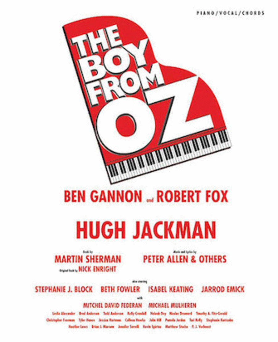 The Boy from Oz Piano, Vocal, Guitar scores gallery preview page 1
