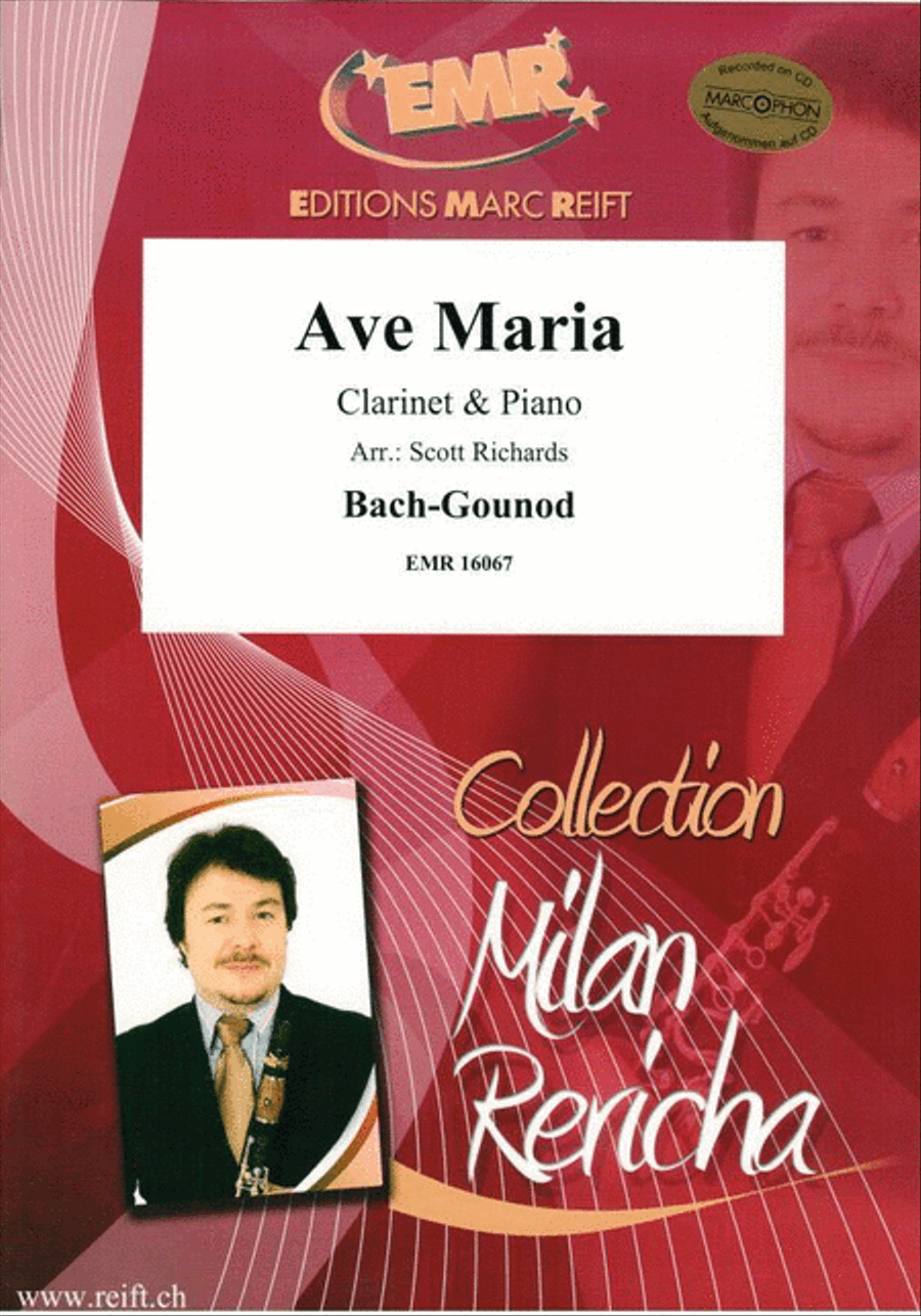 Ave Maria Clarinet Solo scores gallery preview page 1