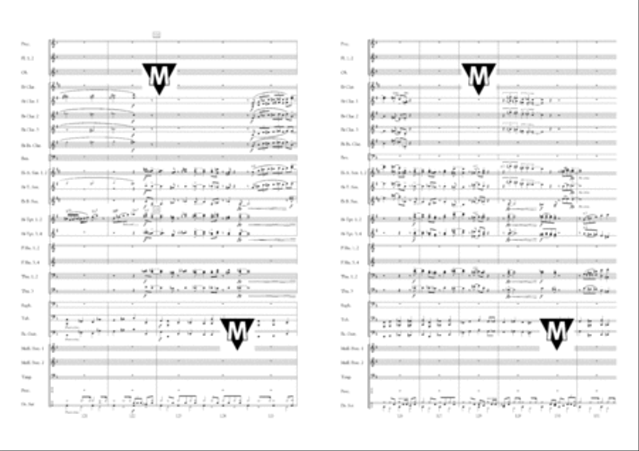 Blue Rondo a la Turk Concert Band scores gallery preview page 13