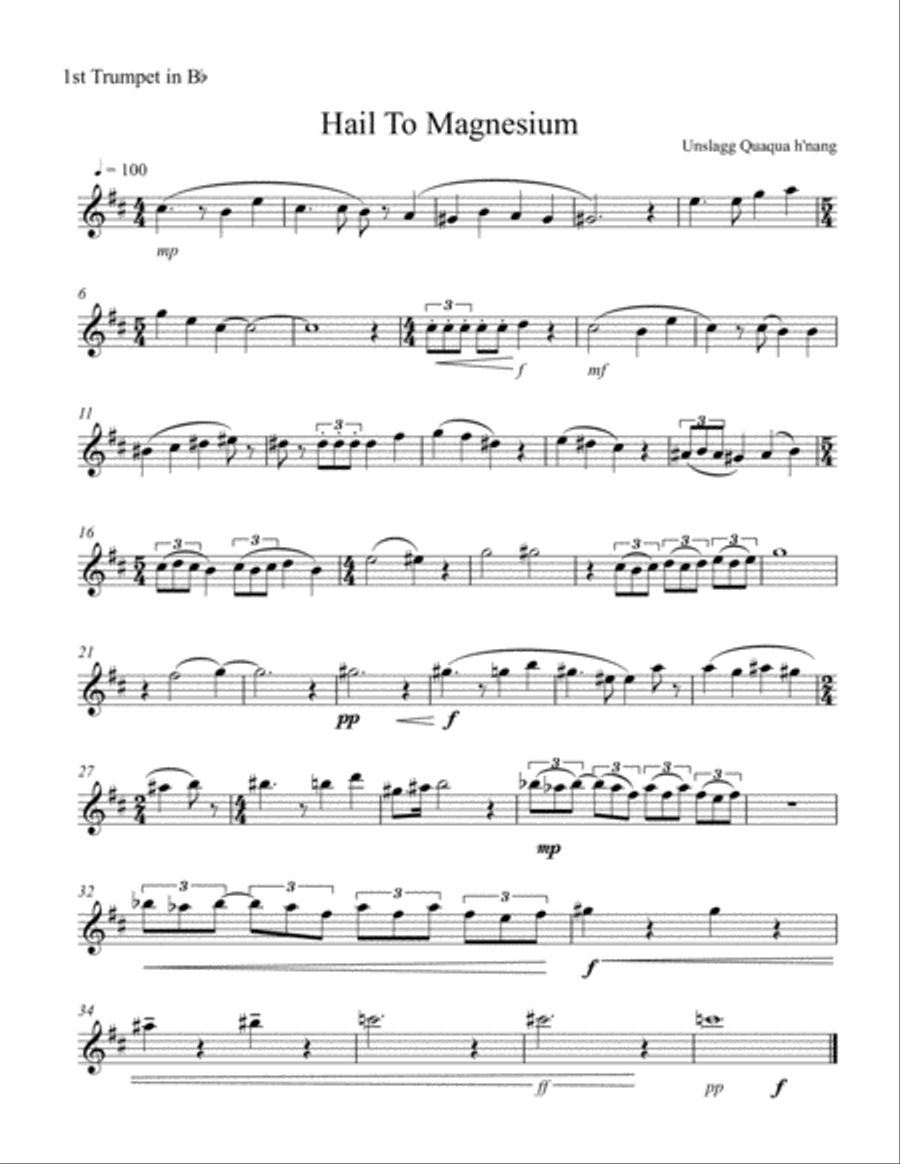 Hail to Magnesium Hail to Magnesium Brass Ensemble scores gallery preview page 6