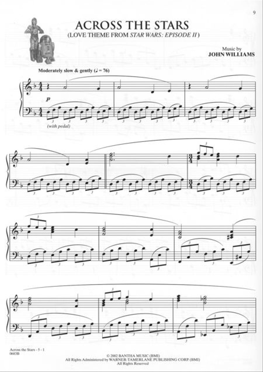 Star Wars - Episode II Attack of the Clones Piano Solo scores gallery preview page 2
