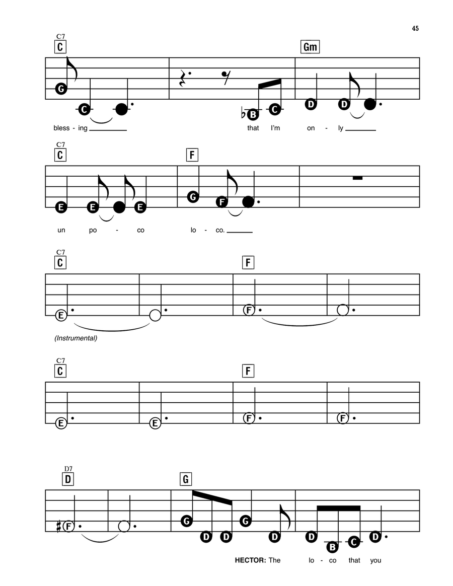 Un Poco Loco (from Coco) Electronic Keyboard scores gallery preview page 3