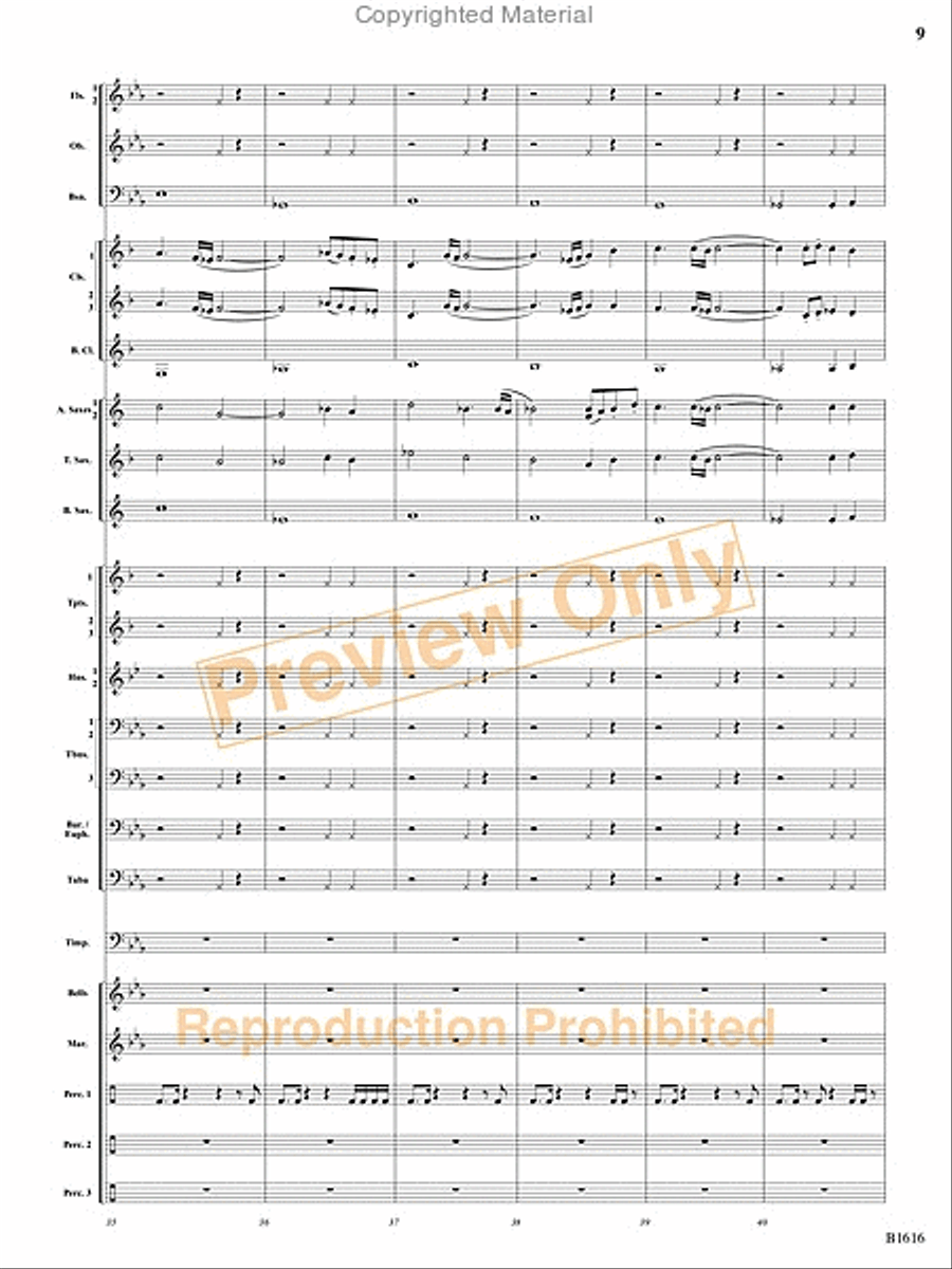 One Giant Leap Concert Band scores gallery preview page 10