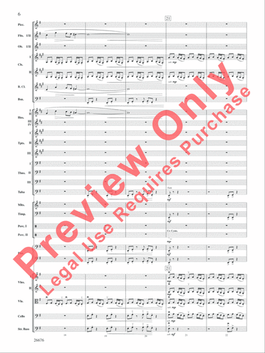 Star Wars Epic -- Part I, Suite from the Full Orchestra scores gallery preview page 7