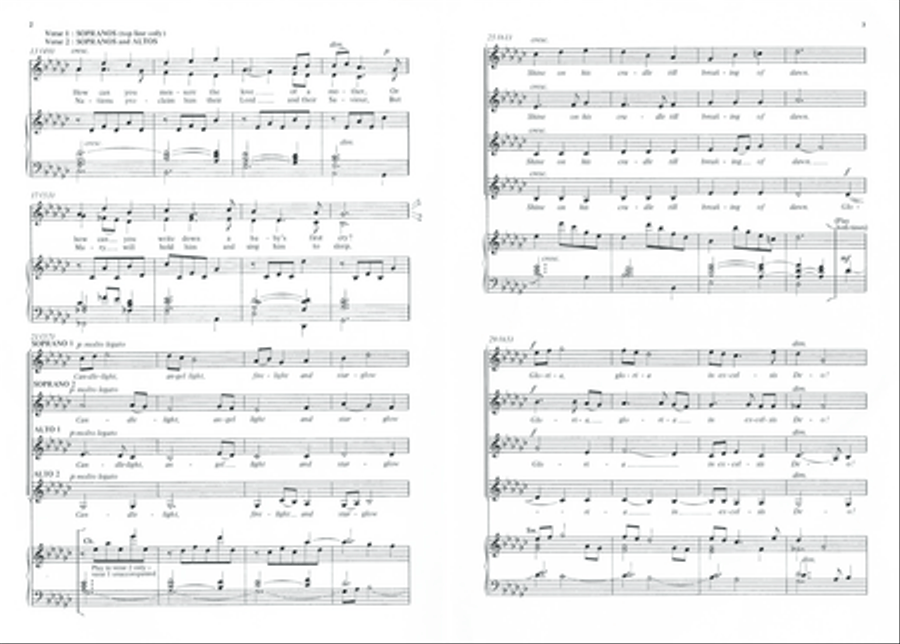 Candlelight Carol SSAA scores gallery preview page 2