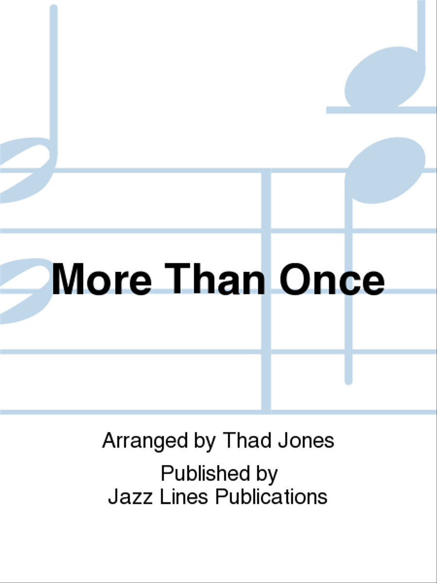 More Than Once Big Band scores gallery preview page 1