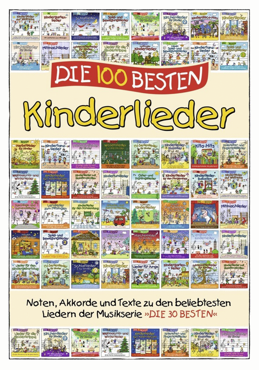 Die 100 Besten Kinderlieder School and Community scores gallery preview page 1