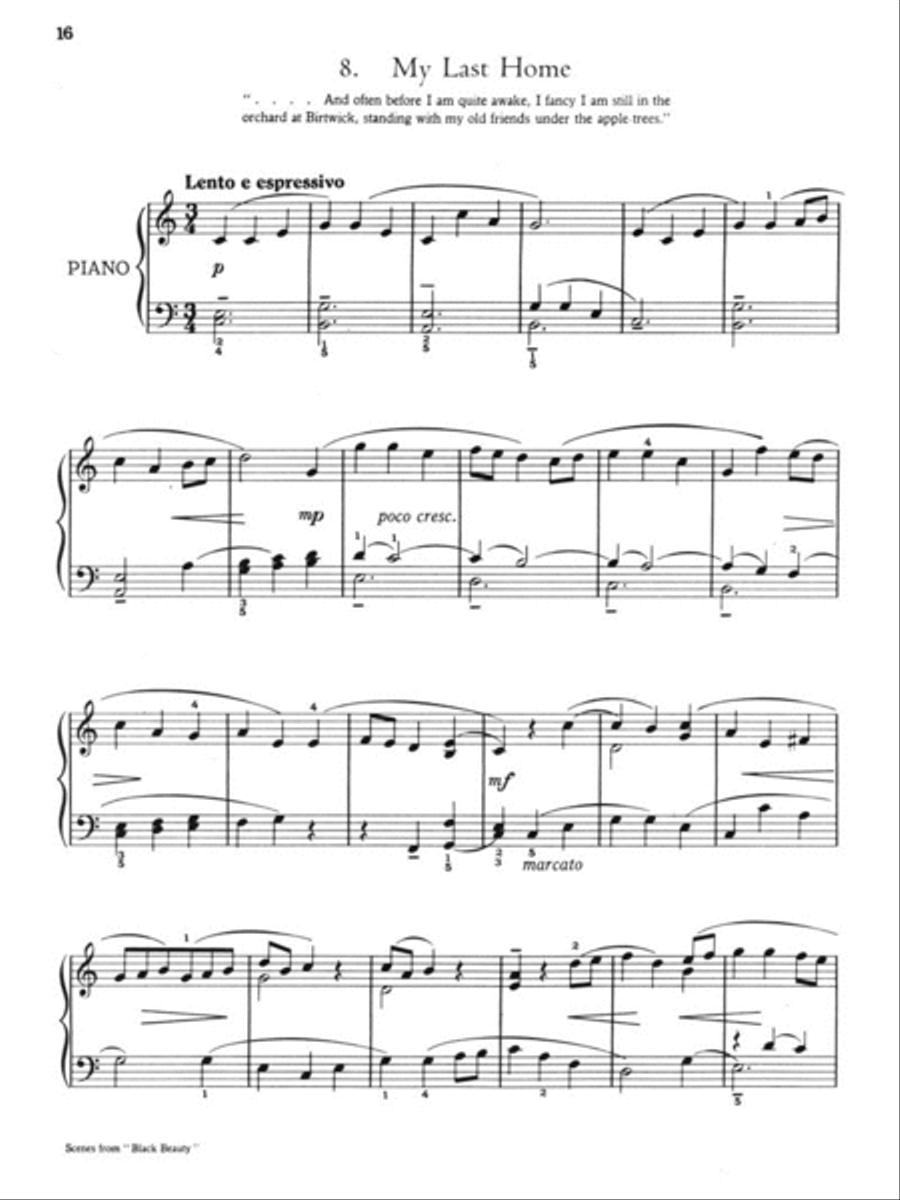 Black Beauty Piano Solo scores gallery preview page 4