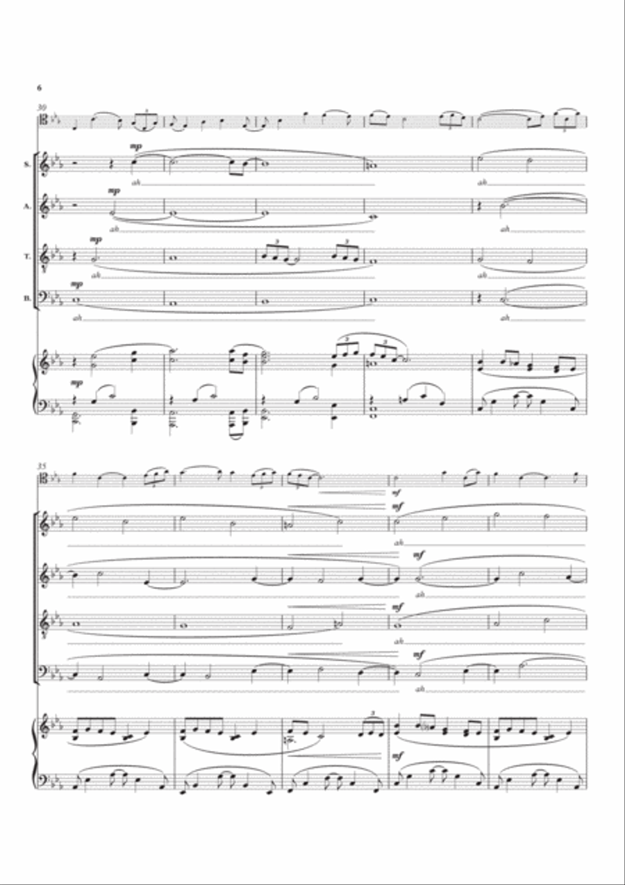 Snow Angel 4-Part scores gallery preview page 6