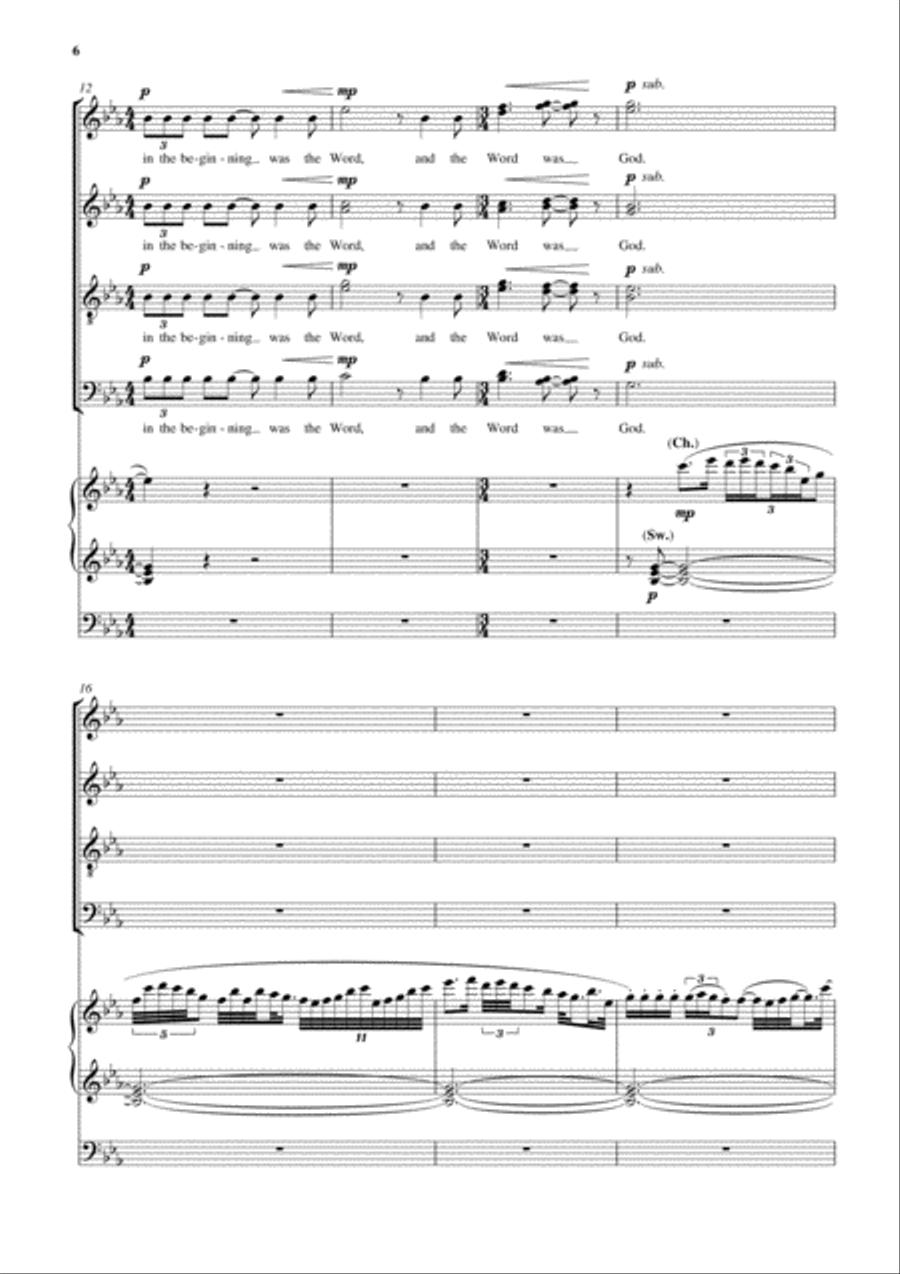 In the beginning was the Word Divisi scores gallery preview page 4
