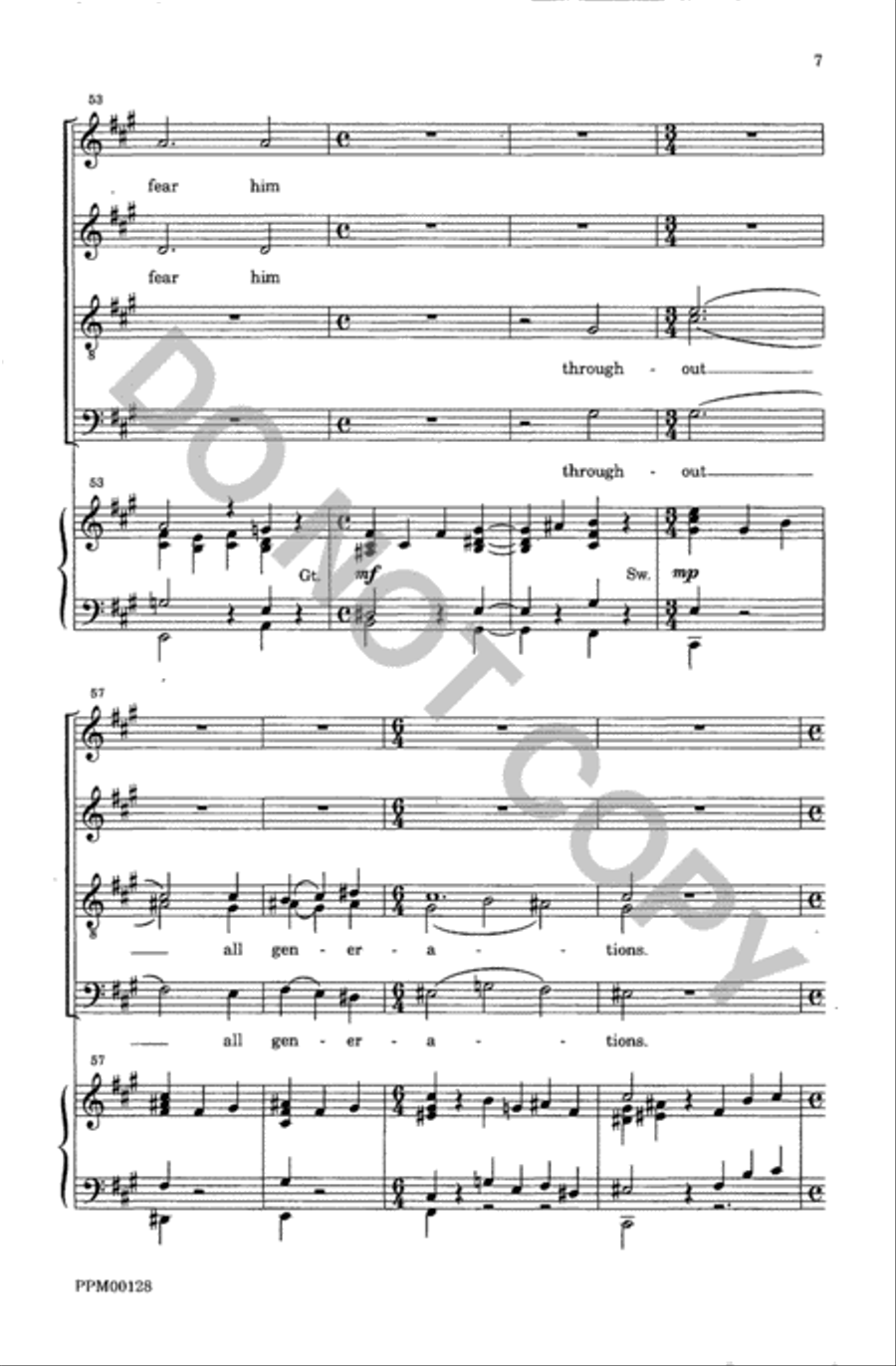 Magnificat and Nunc Dimittis 
