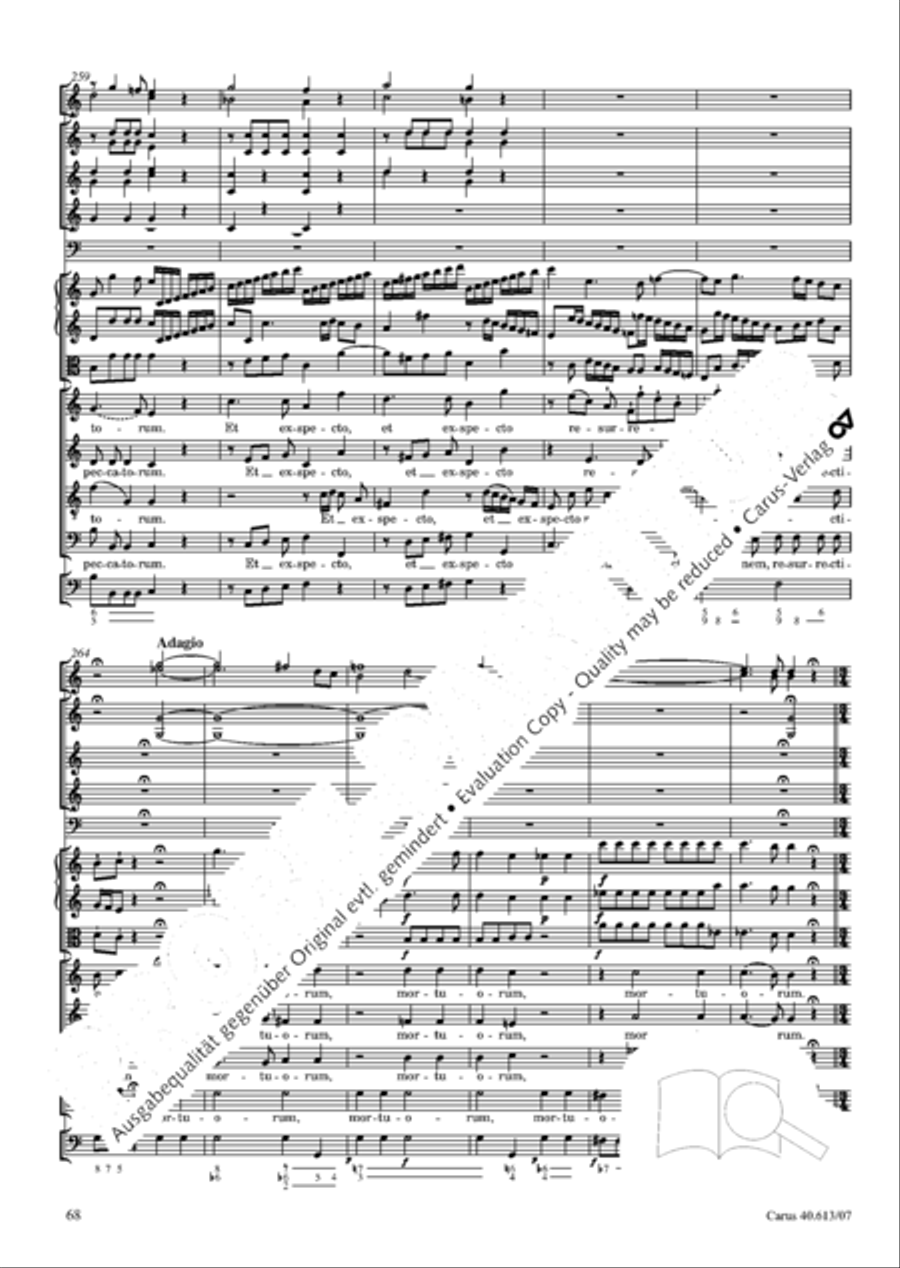 Mass in C (Missa in C) 4-Part scores gallery preview page 75