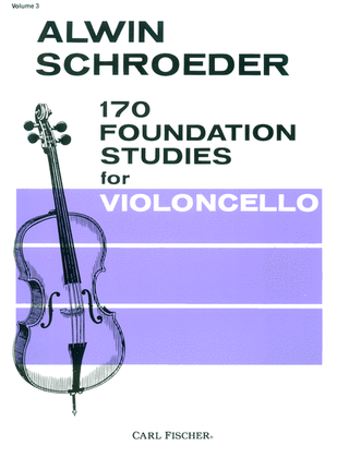 Book cover for 170 Foundation Studies for Violoncello