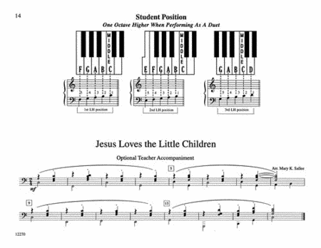 Teaching Little Fingers to Play Hymns - Book/Audio image number null