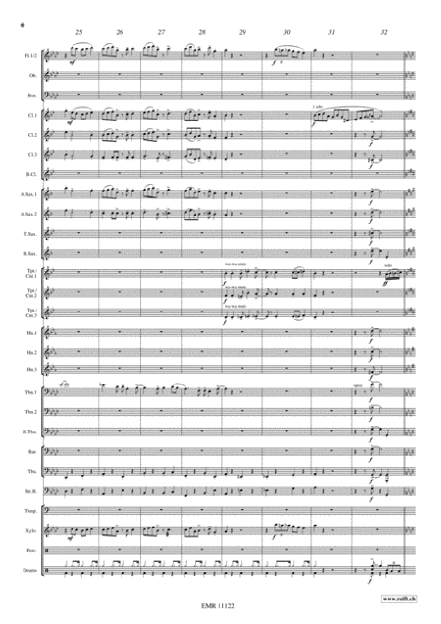 Tom And Jerry Concert Band scores gallery preview page 7