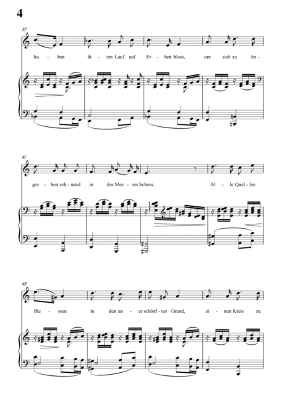 Schumann-Rose,Meer und Sonne in C Major for Voice and Piano Voice Solo scores gallery preview page 5