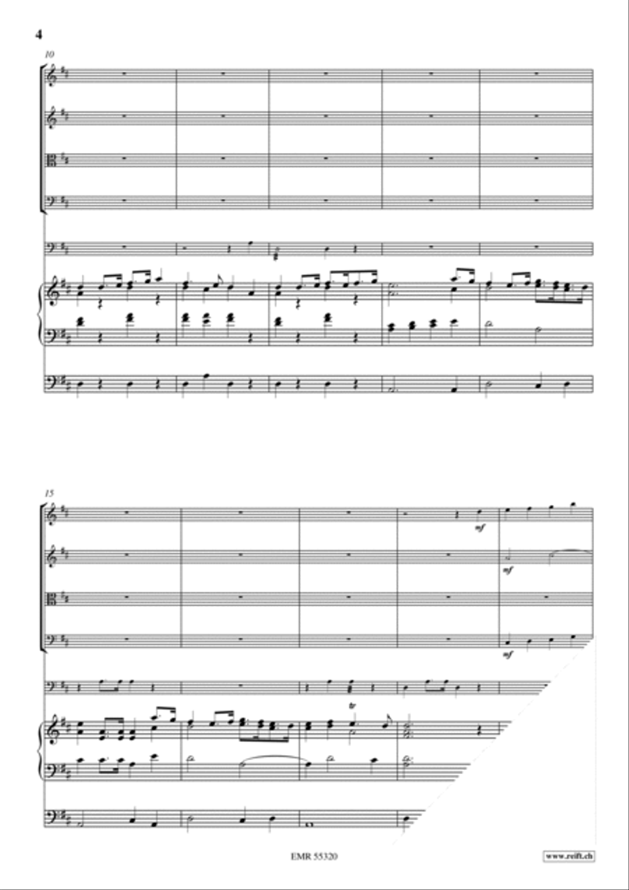 Marche Royale String Quartet scores gallery preview page 4
