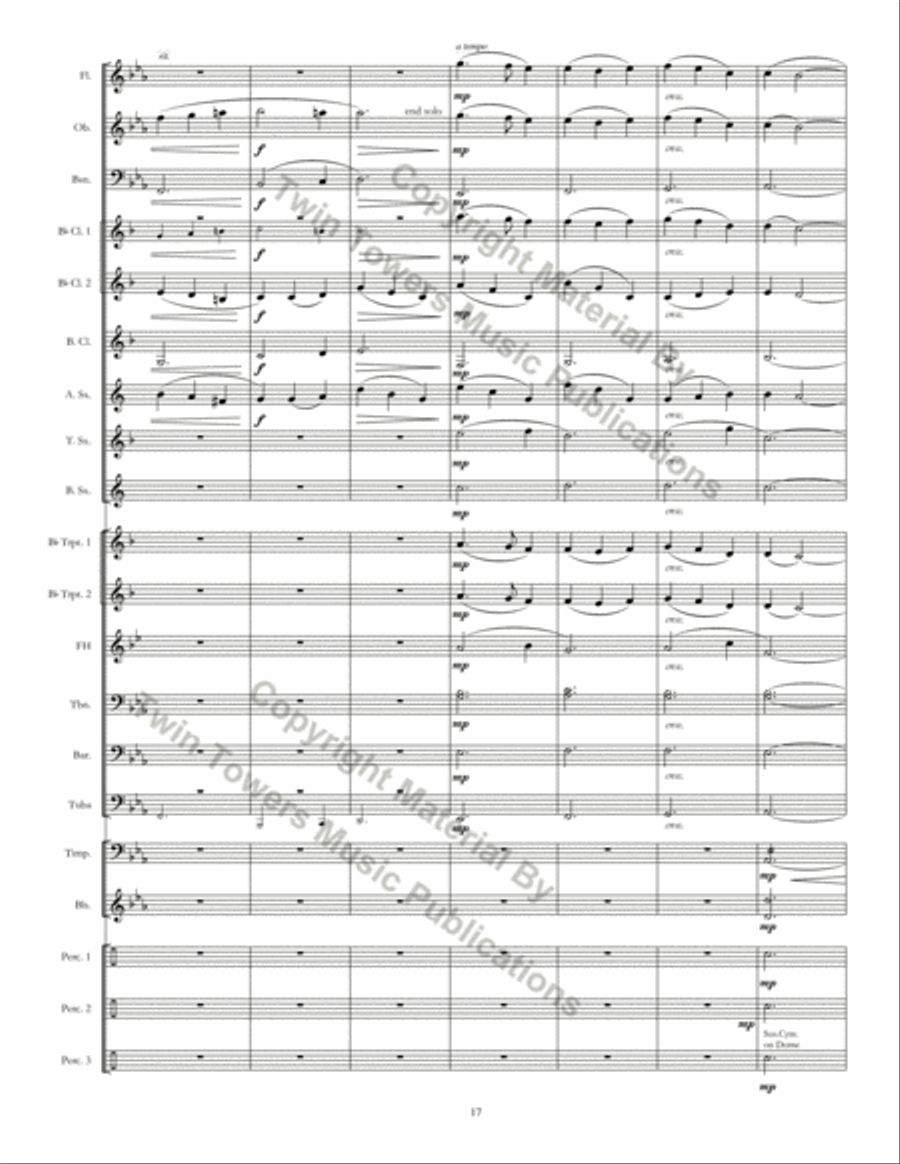 Grazioso Concert Band scores gallery preview page 18