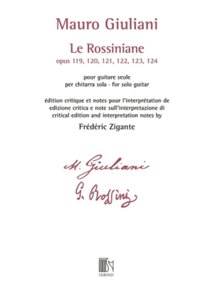 Le Rossiniane Op. 120, 121, 122, 123, 124