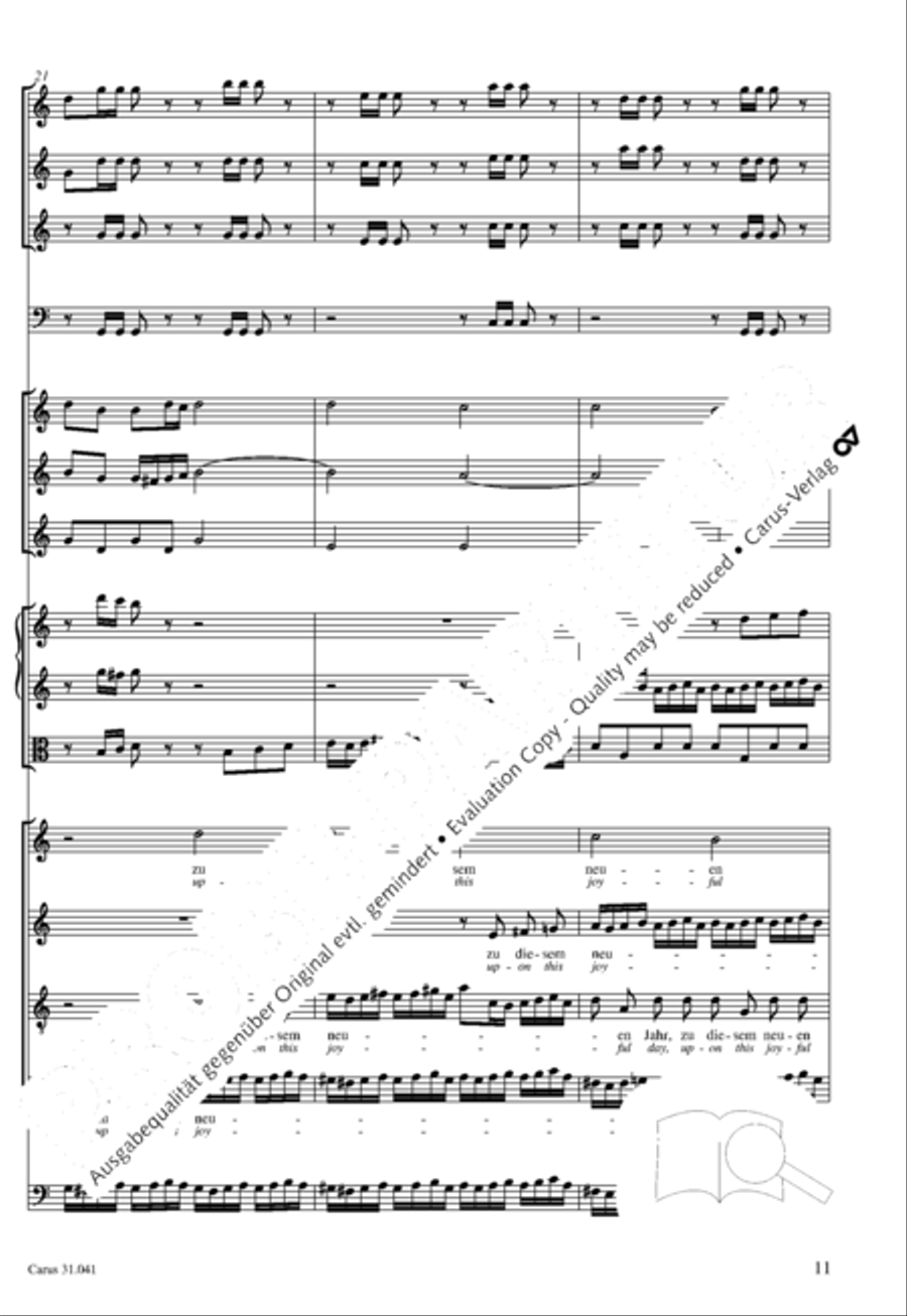 O Lord, we come to praise thee 4-Part scores gallery preview page 12