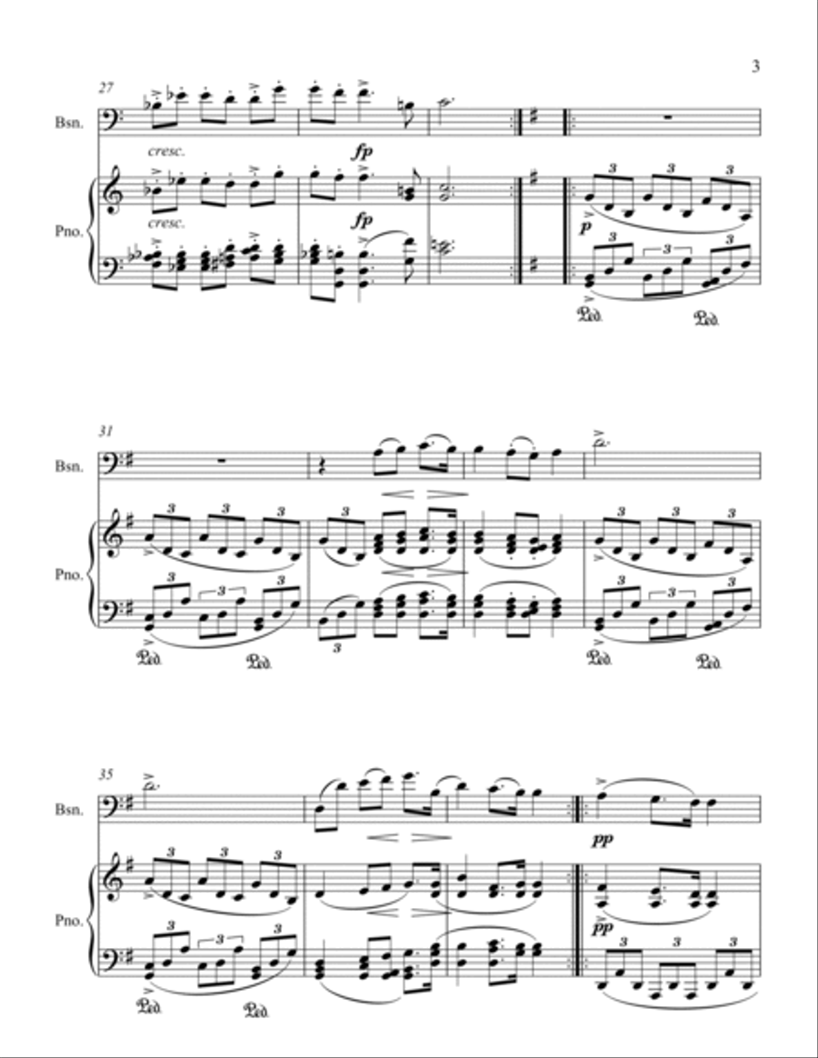 Moments Musicaux I Moments Musicaux I Woodwind Duet scores gallery preview page 3