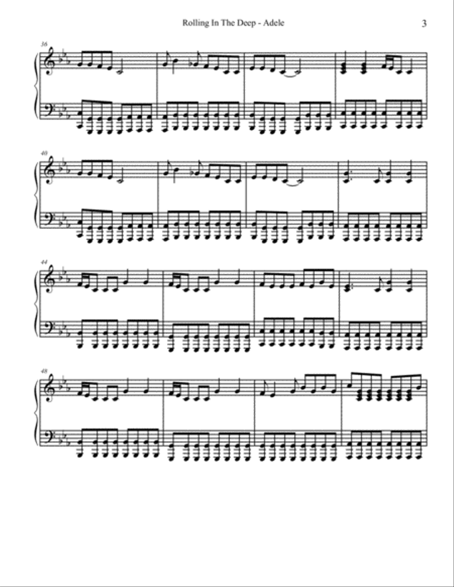 Rolling In The Deep Small Ensemble scores gallery preview page 3
