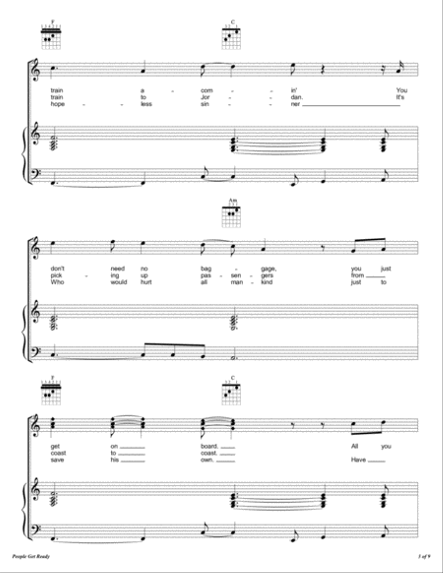 People Get Ready Voice scores gallery preview page 4