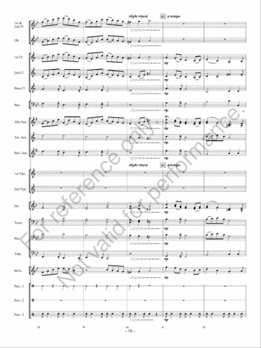 Courtly Procession And Dances Concert Band scores gallery preview page 11