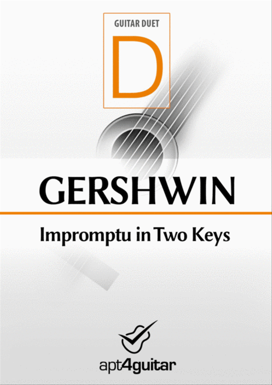 Impromptu in Two Keys Classical Guitar scores gallery preview page 1