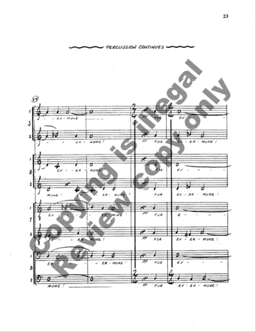 Paul Revere's Ride 4-Part scores gallery preview page 48