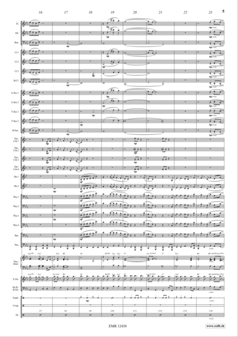 Chicago Concert Band scores gallery preview page 5