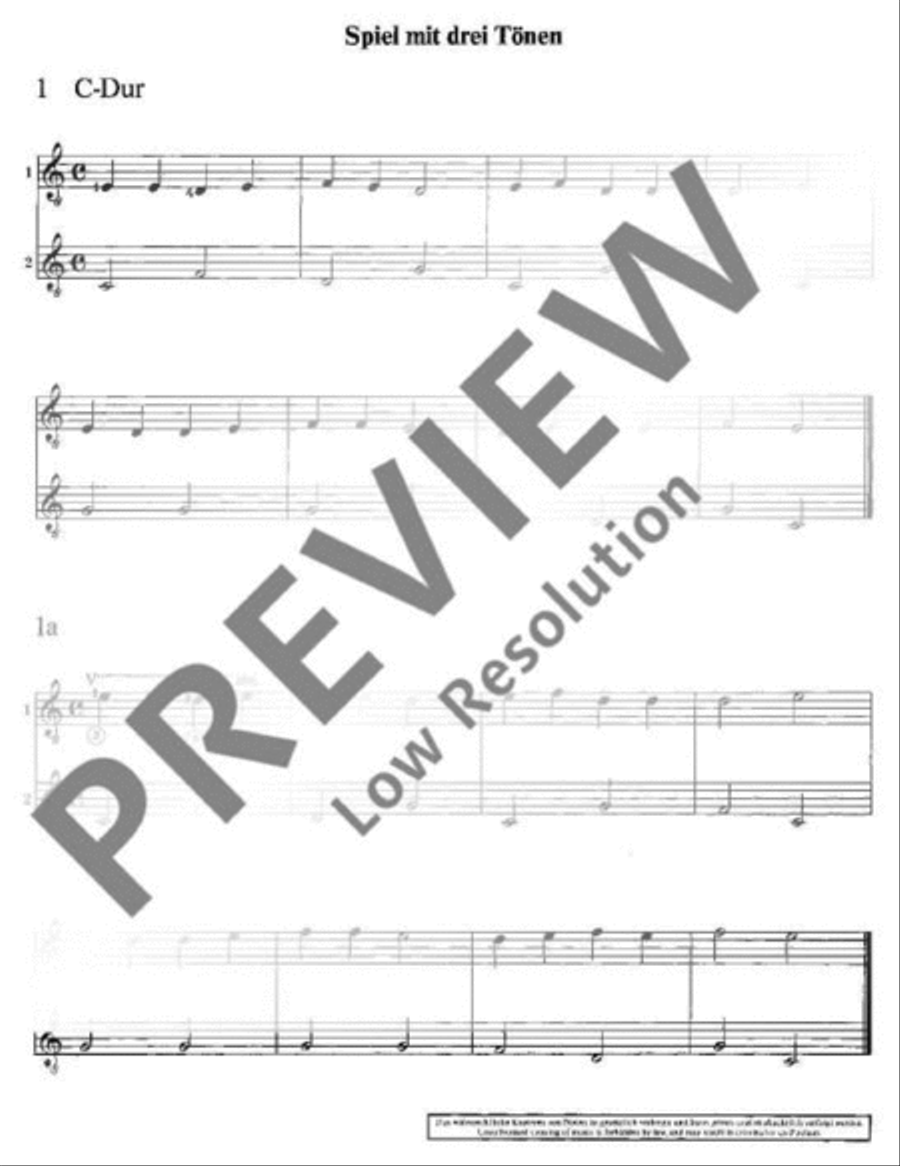 Elf Stücke für den Anfang Guitar Ensemble scores gallery preview page 6