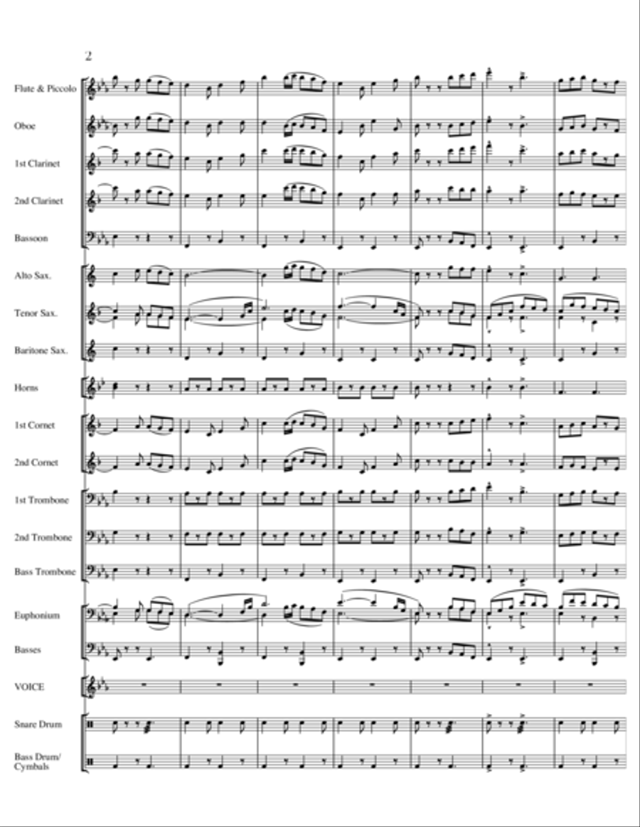 Heroes of New York Concert Band scores gallery preview page 3