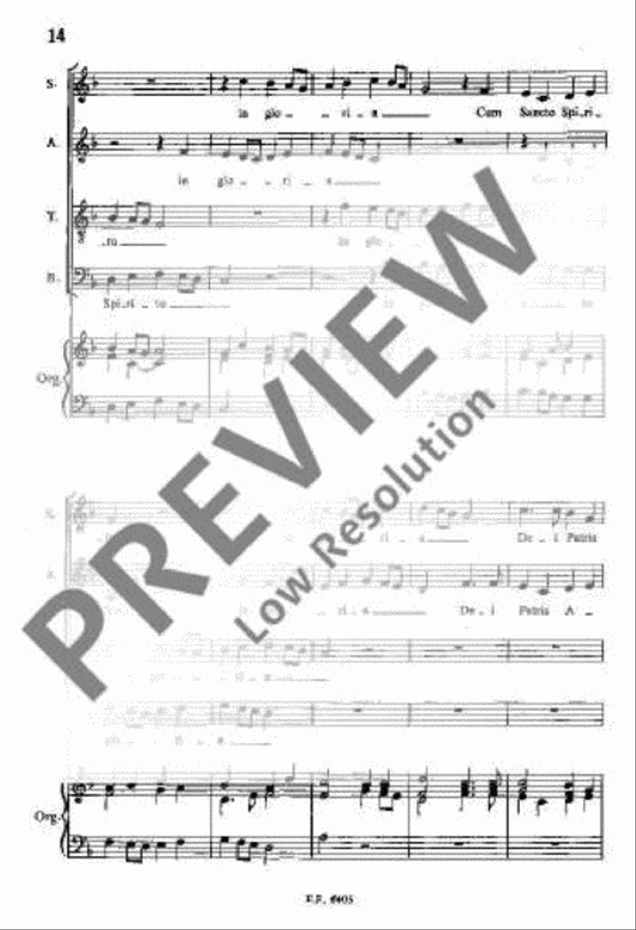 Messa Nr. II in F Messa Nr. II in F 4-Part scores gallery preview page 19