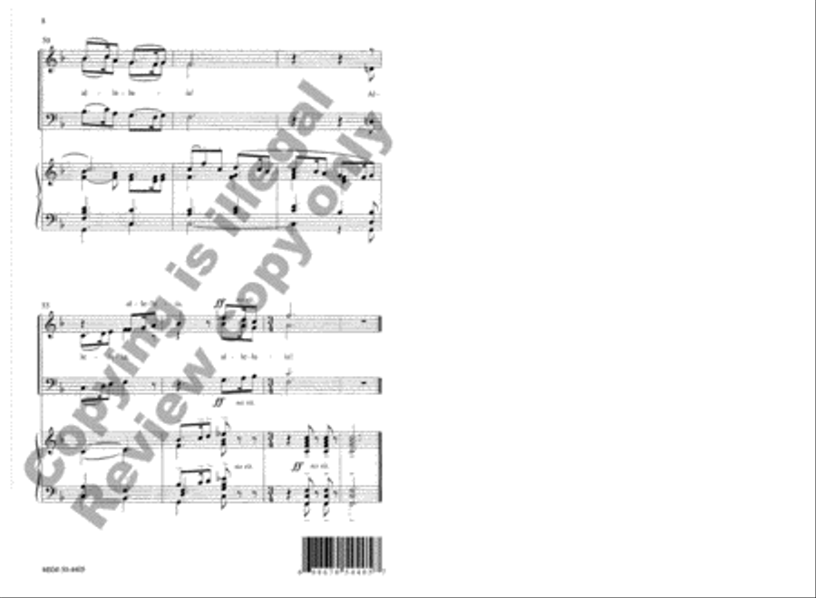 O Risen Lord 3-Part scores gallery preview page 8