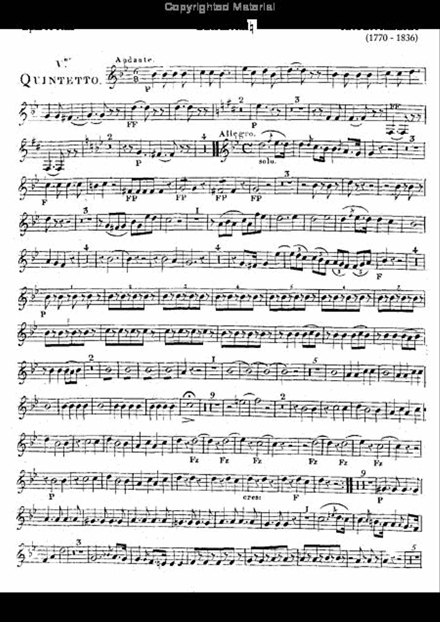 Wind Quintet, Op. 99, No. 5 Woodwind Quintet scores gallery preview page 3