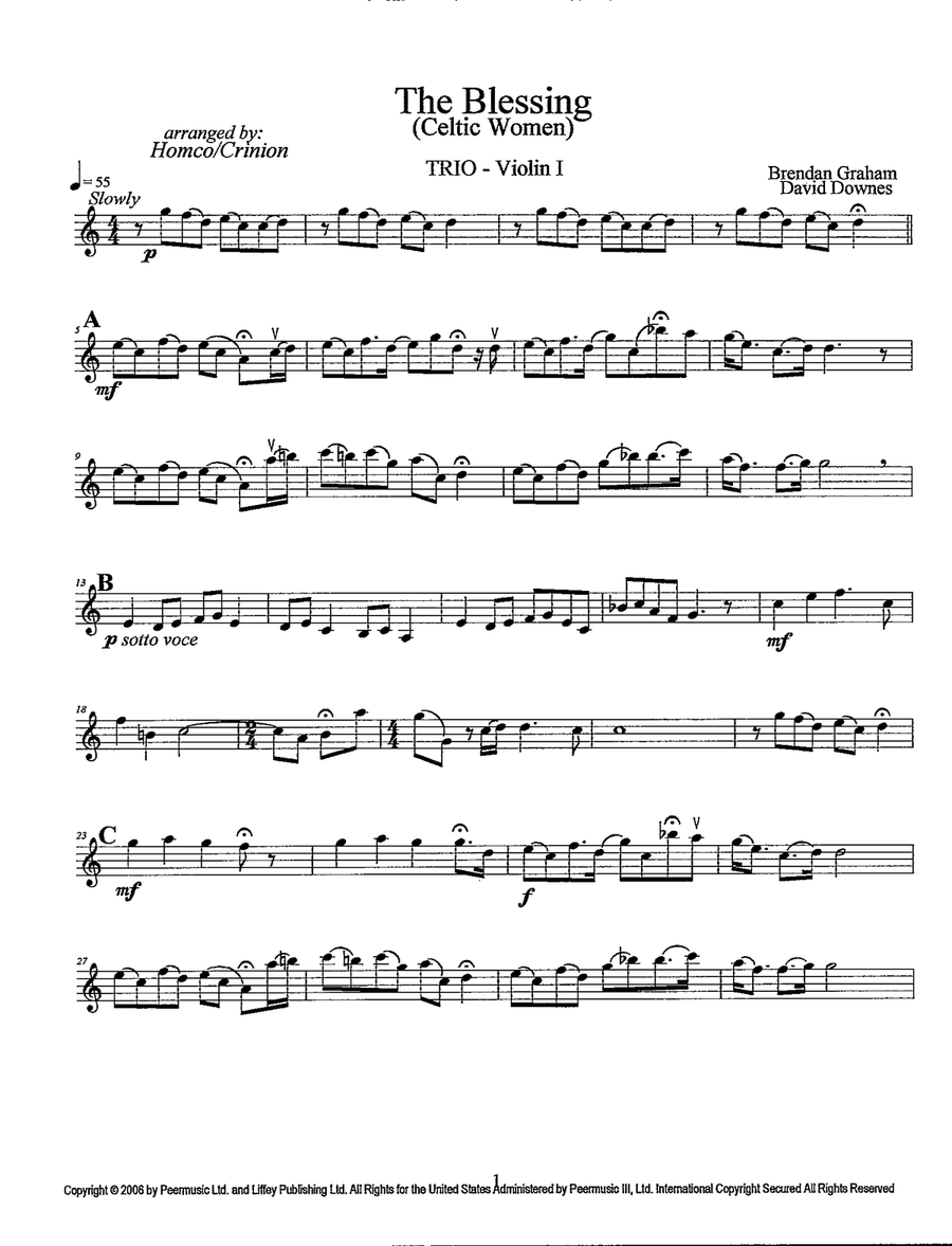 The Blessing String Trio scores gallery preview page 2