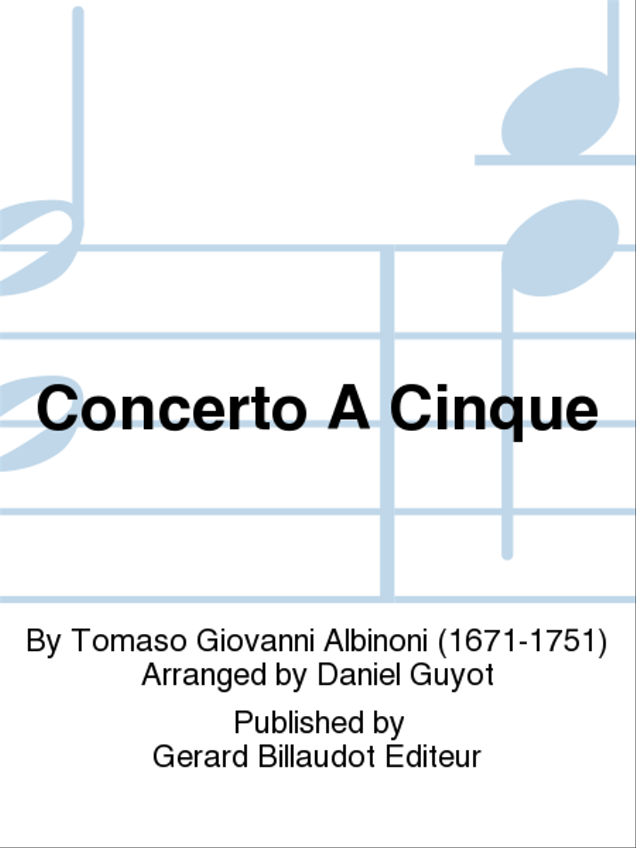 Concerto a Cinque School and Community scores gallery preview page 1